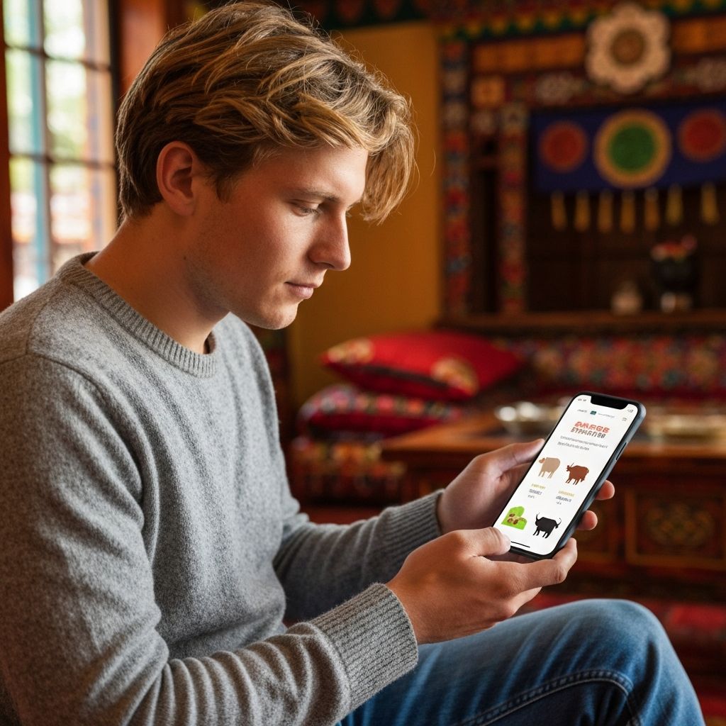 学生使用手机创作数字海报